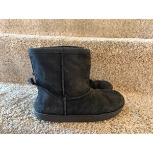 Groundies womens 7.5 black warm boots
